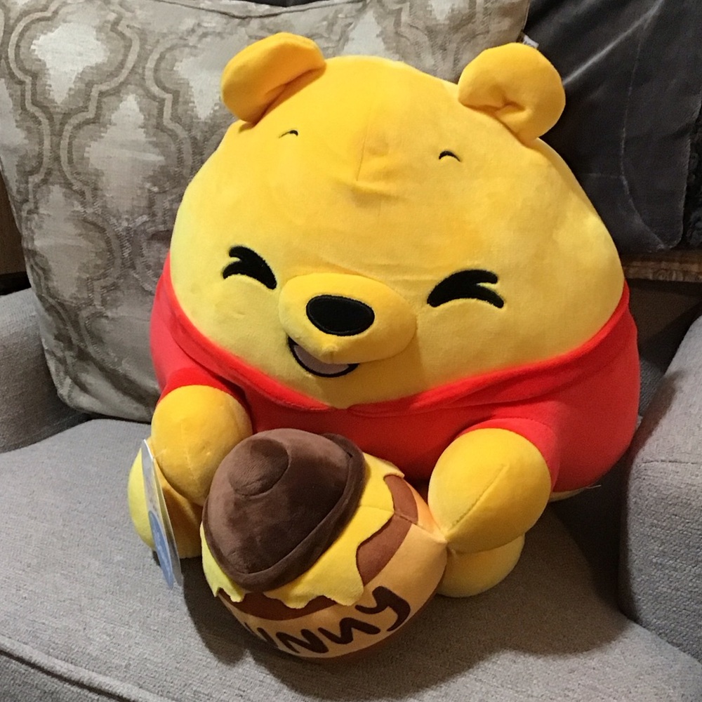 PRICE⬇️14”SOOO SOFTTT Winnie the Pooh Snackle with Honey Pot